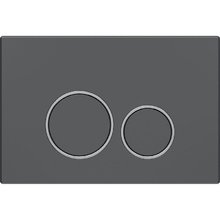 Клавиша смыва Vincea VFP-005GM, кнопки круглые, воронёная сталь, gunmetal