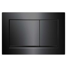 Клавиша смыва Vincea, кнопки прямоугольные, черный матовый, VFP-001MB