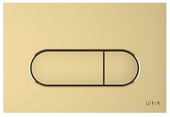 Клавиша смыва Vitra Root Round 740-2225, механическая, золото