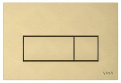 Клавиша смыва Vitra Root Square 740-2325, механическая, золото