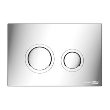 Клавиша смыва WasserKraft, механическая, кнопки круглые, хром, CH01