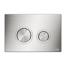 Клавиша смыва WasserKraft, механическая, кнопки круглые, никель, BN01