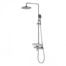 Душевая система Lemark Tropic LM7010C, с термостатом, с изливом, хром