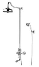 Душевая система Lemark Villa LM4862C для ванны и душа, верхний душ, с изливом, хром