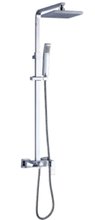 Душевая система Lemark Contest LM5862CW, хром/белый