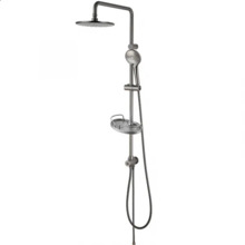 Душевая система Lemark Bronx LM3788GM, без смесителя, графит