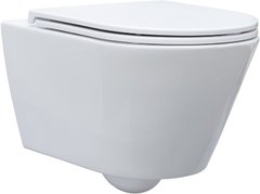 Подвесной унитаз Aquanet Lake, LAKE-W, безободковый, белый