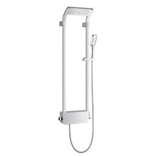 Душевая система Black&White Seasons W1030, с изливом, бархатный иней (хром)