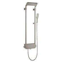 Душевая система Black&White Seasons W1040, с изливом, летняя прохлада (матовый никель)