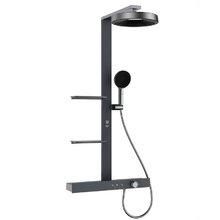 Душевая система Black&White Gravity 9005GM, термостатическая, Gun Metal