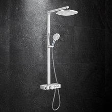 Душевая система Black&White Universe 78150U U7815, термостатическая, цвет серебристый хром