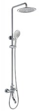 Душевая колонна Bravat Stream F6334368CP-A-RUS со смесителем для ванны и душа, хром