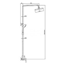 Душевая система Bravat Opal F9125183CP-A1-RUS, хром