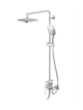 Душевая колонна Bravat Source F6173218CP-A-ENG со смесителем для ванны и душа, хром
