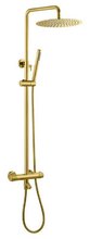 Душевая система Boheme Uno 468-T-MG, термостатическая, золото матовое