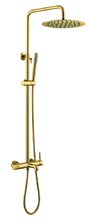 Душевая система Boheme Uno для ванны и душа, верхний душ, ручной душ, золото, 468-G