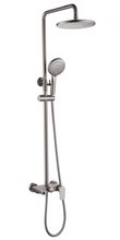 Душевая система Boheme Spectre 458-NB для ванны, верхний душ, ручной душ, никель