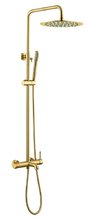 Душевая система Boheme Uno для ванны и душа, верхний душ, ручной душ, золото матовое, 468-MG
