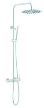 Душевая система Boheme Uno для ванны и душа, верхний душ, ручной душ, белый матовый, 468-MW