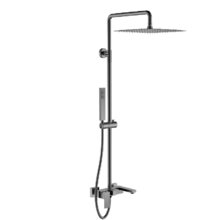 Душевая система Boheme Qubic, вороненая сталь, gunmetal, 478-GM