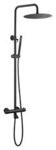 Душевая система Boheme Uno 468-T-B термостатическая, черный