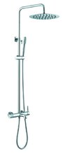 Душевая система Boheme Uno для ванны и душа, верхний душ, ручной душ, хром, 468-CR