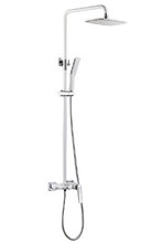 Душевая система Boheme Venturo 378-W, верхний душ, ручной душ, белый, хром