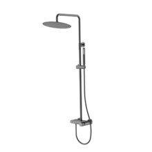 Душевая система Boheme Stick 128-GM.4 для ванны и душа, gun metal