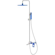 Душевая система Boheme Q, цвет белый/синий, 148-WUW