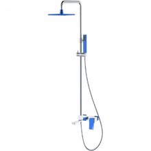 Душевая система Boheme Q, цвет хром/синий, 148-CRUW