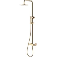 Душевая система Boheme Stick 128-GG.2, Gold touch gold, c ручкой Touch