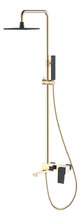 Душевая система Boheme Q, верхний душ, ручной душ, с изливом, золото, черный, 148-GB.2
