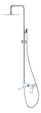 Душевая система Boheme Q, верхний душ, ручной душ, с изливом, хром, 148-CRCR
