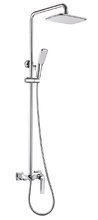 Душевая система Boheme Venturo 378, верхний душ, ручной душ, хром