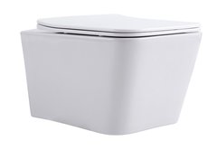 Подвесной безободковый унитаз Aquanet Trend 276396 W Rimless, крышка микролифт, Slimseat, белый