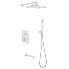 Душевая система Abber Weiss Insel AF8017FW, цвет белый матовый