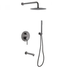 Душевая система Abber Emotion AF8817NG, цвет никель