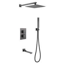 Душевая система Abber Daheim AF8250NG, термостатическая, цвет никель