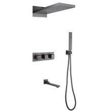 Душевая система Abber Daheim AF8253NG, термостатическая, цвет никель