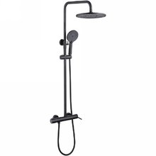 Душевая система Abber Emotion AF8816B, цвет черный матовый