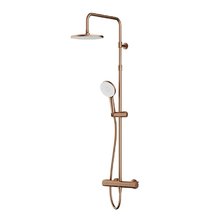 Душевая система Am.Pm X-Joy F0785A444, с термостатом, цвет розовое золото