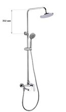 Душевая система Aquanet Passion R3 212273, с круглым верхним душем 20 см, хром