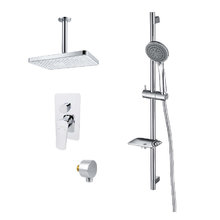 Душевая система Aquatek Вега AQ1075CR, 3 режима лейки, цвет хром