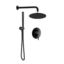 Душевая система Aquame AQM8404MB, цвет черный матовый