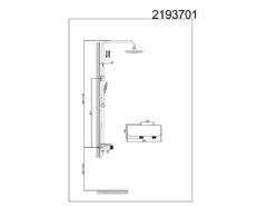 Душевая система D&K Bayern Potsdam DA2193701B17, хром
