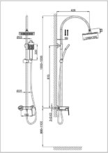 Душевая система D&K Lessing Rhein DA1323701C05