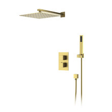 Душевая система D&K Bayern.Liszt DA2515707A04, термостатическая, цвет золото матовое
