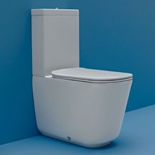 Унитаз компакт Kerasan Tribeca, c креплением WB5N, цвет белый матовый, комплект 511730/378130/750990 Geberit