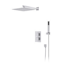 Душевая система D&K Bayern.Liszt DA2515708A04, термостатическая, цвет белый матовый