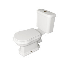 Унитаз компакт Kerasan Retro 101301/108101, слив в стену, цвет белый